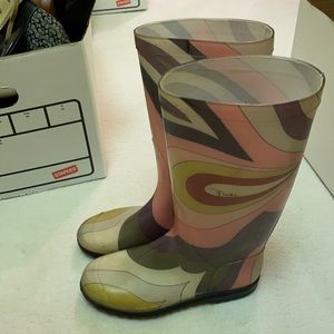 Emelio Pucci rain boots